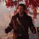 Pom Klementieff, Chris Pratt, and Chris Hemsworth in Thor: Love And Thunder